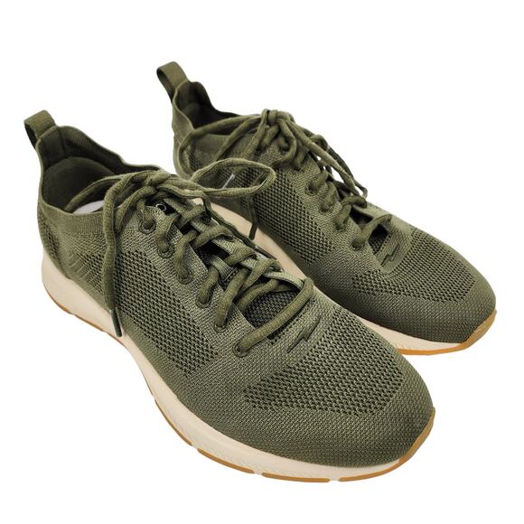 HYLO Light Eco-Conscious Corn Runners Trainers Khaki Sneakers Size 10 - Picture 1 of 7